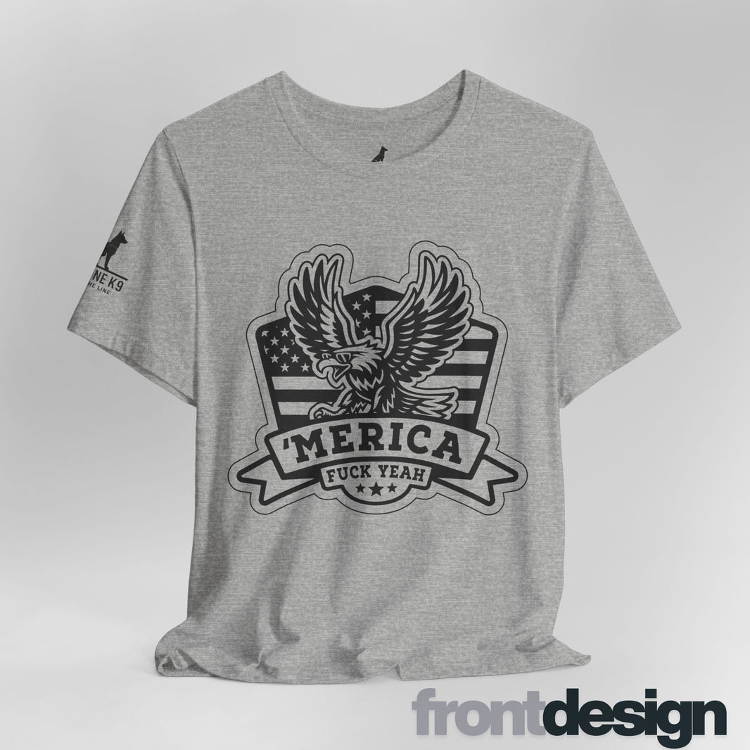 image ’Merica F* Yeah! – Eagle & Shield Patriot Tee