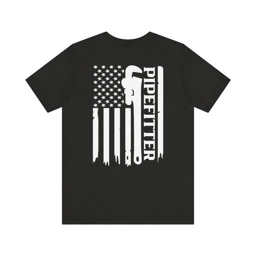 Pipefitter Pride – American Flag Trades Tee