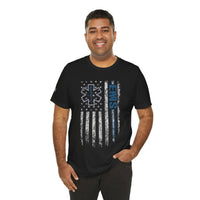 EMS American Flag T-Shirt - Thin White Line