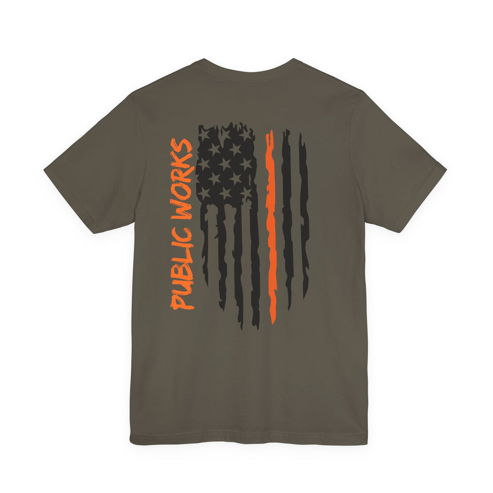 Thin Orange Line Tee – Department of Public Works