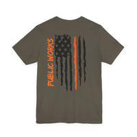 Thin Orange Line Tee – Department of Public Works