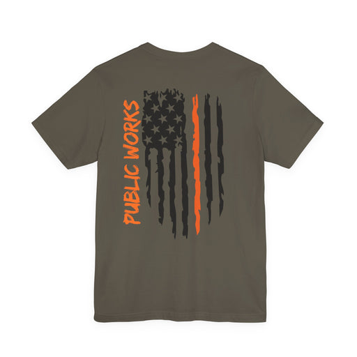 Thin Orange Line Tee – Department of Public Works