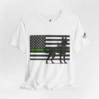 Thin Green Line Patriot Tee – Military & Federal Support