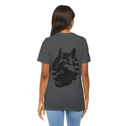 Patriotic K9 American Flag Tee