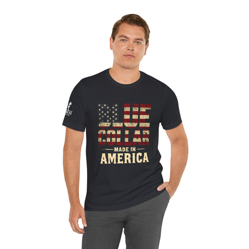 Blue Collar & Built in the USA Tee