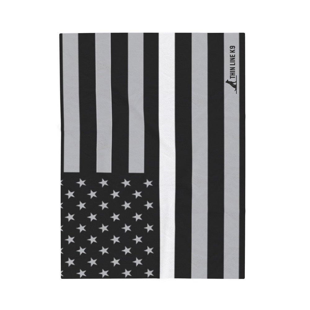 Thin White Line Blanket
