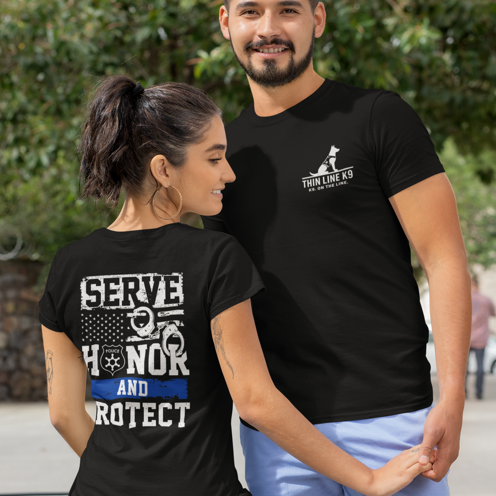 Serve Honor Protect Law Enforcement Tshirt