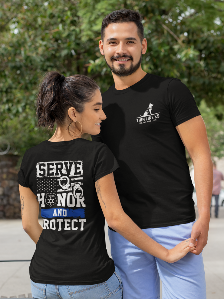 Serve Honor Protect Law Enforcement Tshirt