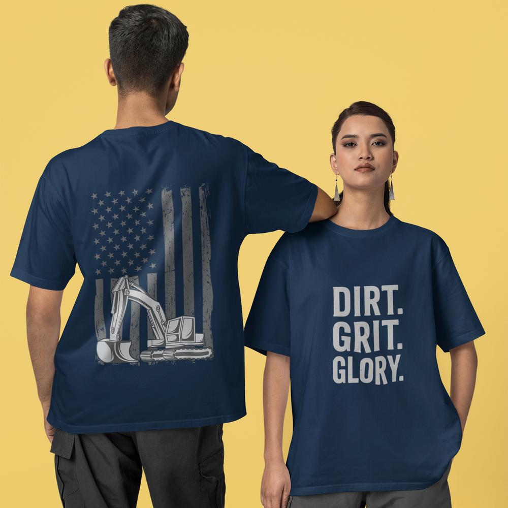 Dirt, Grit and Glory Heavy Equipment Tee – Excavator Edition