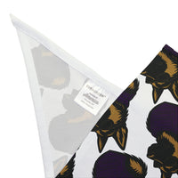 Dog Bandana with German Shepherd Wearing Sunglasses and Purple Tactical Vest