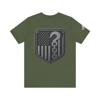 No Hook Too Heavy – Tow Truck Flag Tee