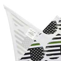 Thin Green Line Heart Dog Bandana