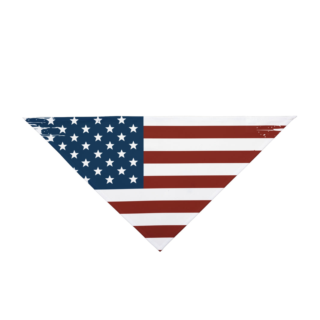 image Born to Bark Free – American Flag Dog Bandana