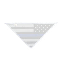 Thin Blue Line Flag Dog Bandana