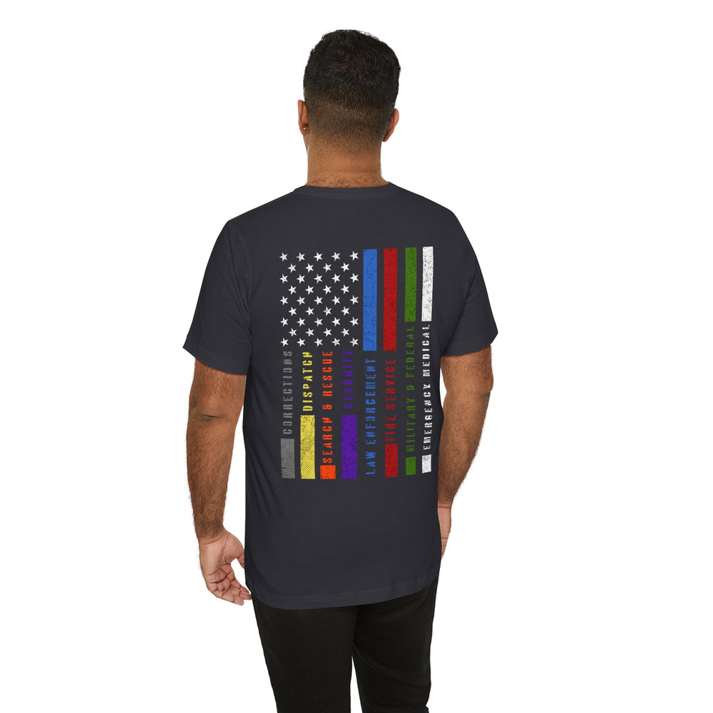 United Lines American Flag Tee – Honoring Every Service