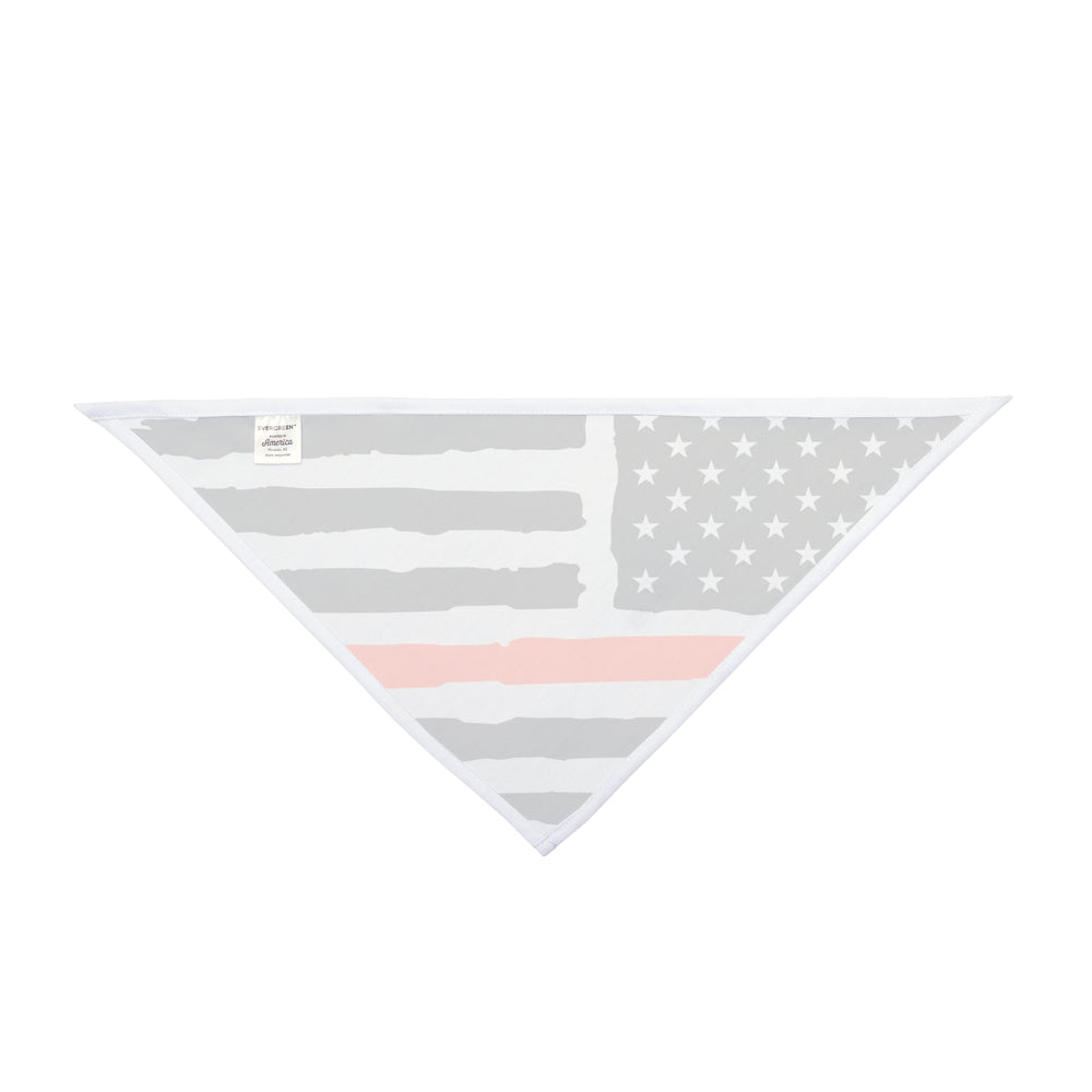 Thin Orange Line Flag Dog Bandana