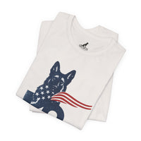 K9 Working Dog American Flag T-shirt