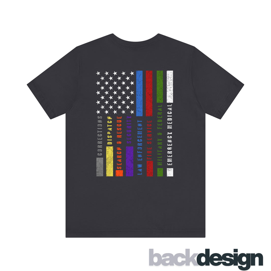 United Lines American Flag Tee – Honoring Every Service
