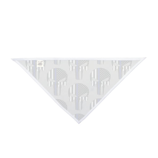 Punisher Thin Blue Line Flag Dog Bandana