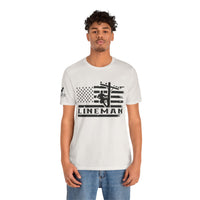 Lineman Flag Tee – High Voltage Hero Edition