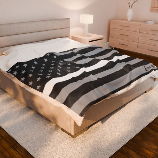 Thin White Line Blanket
