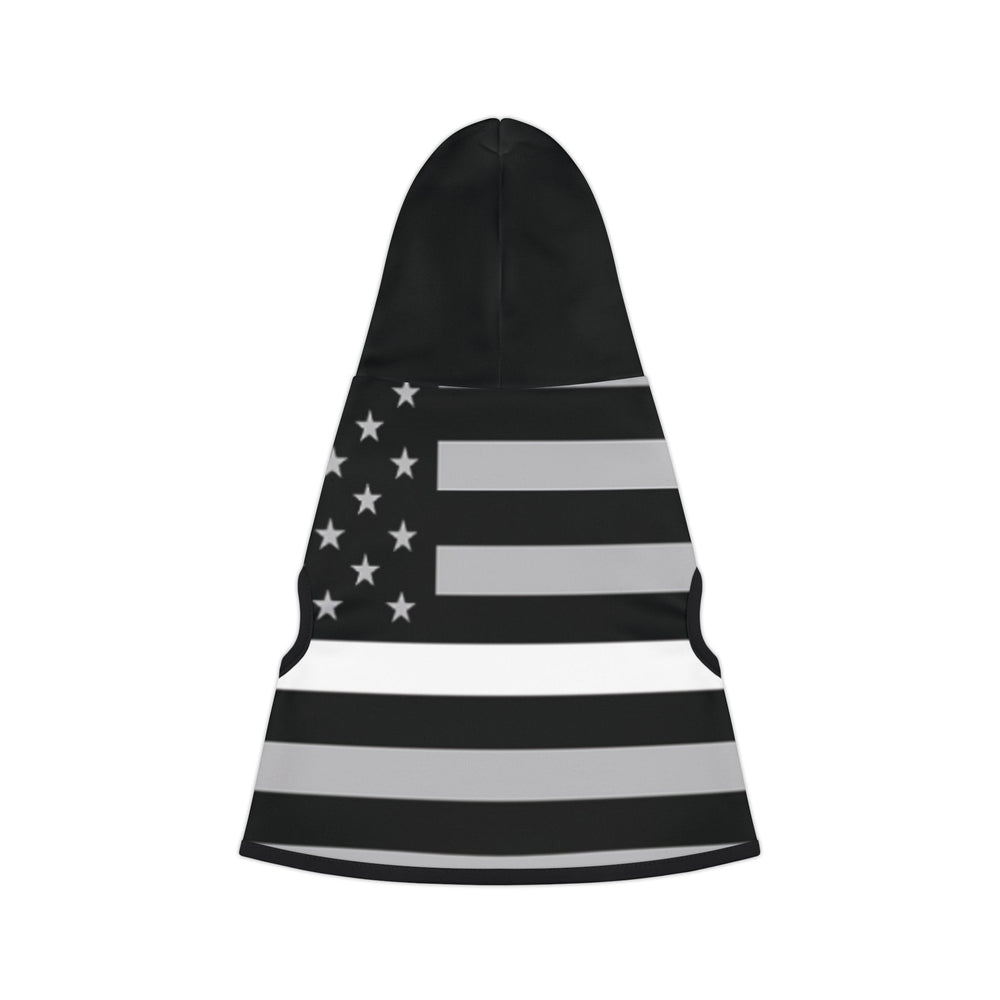 Thin White Line Flag Dog Hoodie
