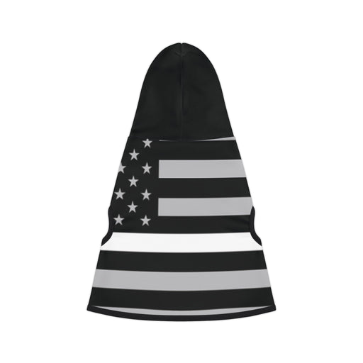 Thin White Line Flag Dog Hoodie