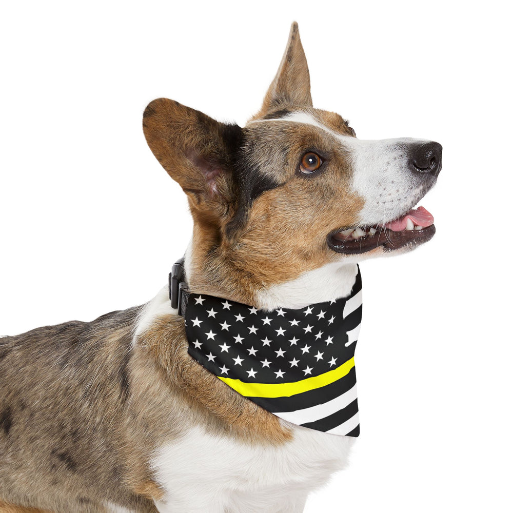 Thin Yellow Line Dog Bandana