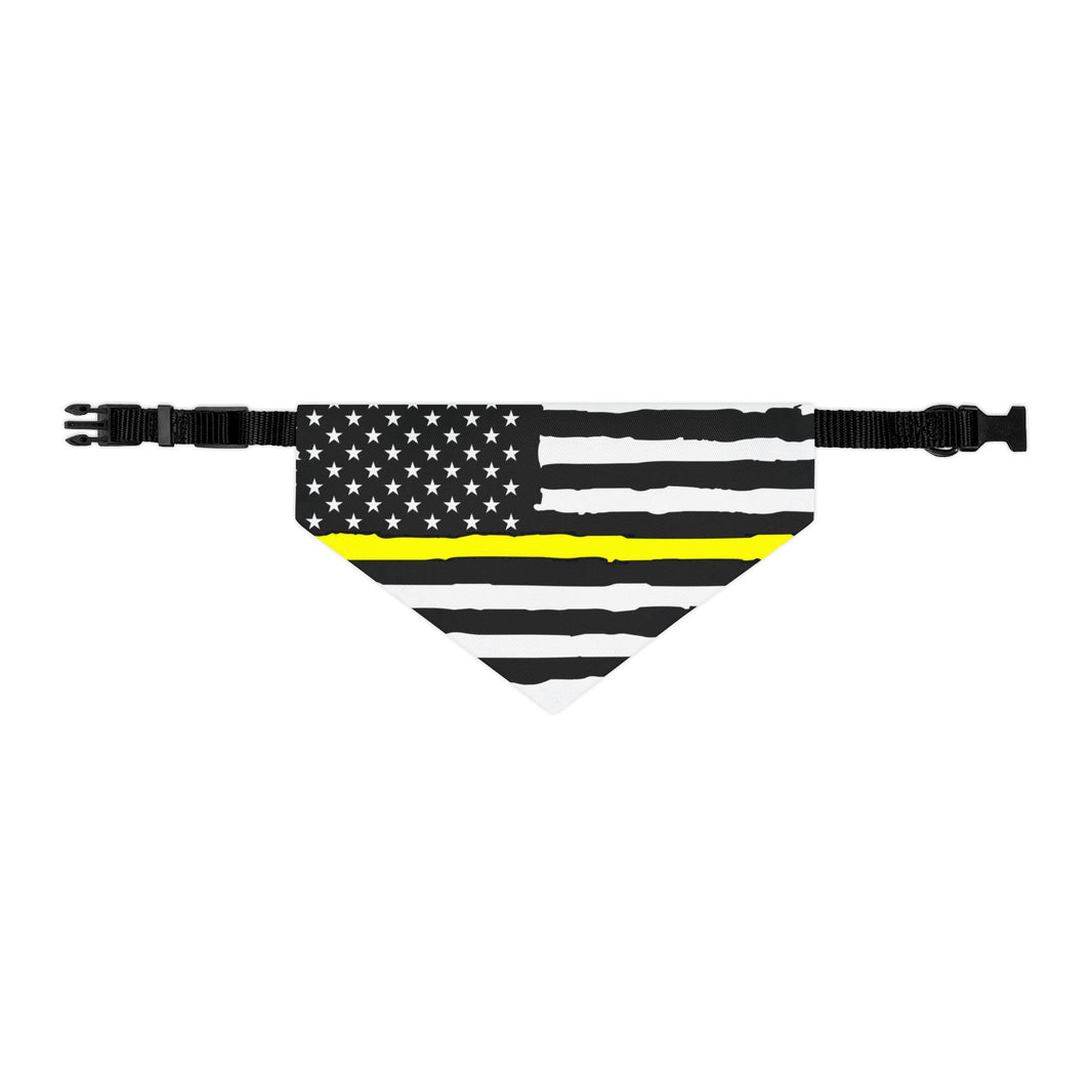 image Thin Yellow Line Dog Bandana