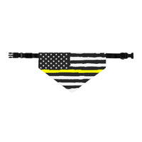 Thin Yellow Line Dog Bandana