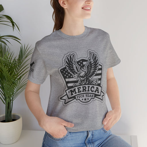 ’Merica F* Yeah! – Eagle & Shield Patriot Tee