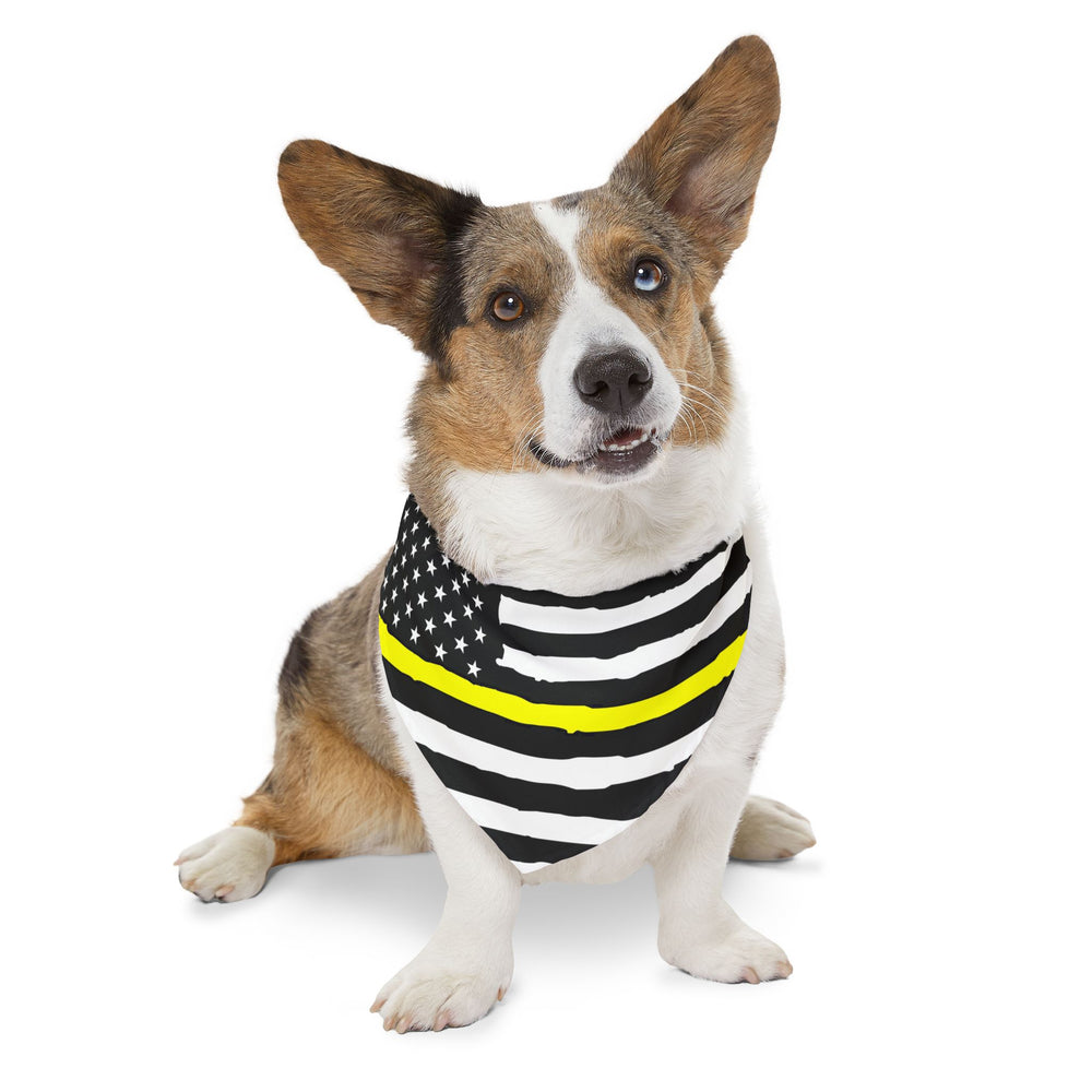 Thin Yellow Line Dog Bandana