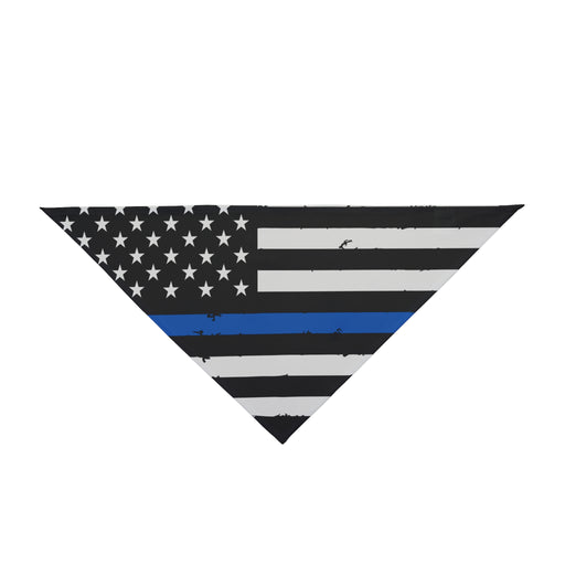 Thin Blue Line Flag Dog Bandana