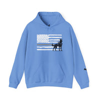 Thin Silver Line K9 Hoodie – Loyalty Wears a Badge
