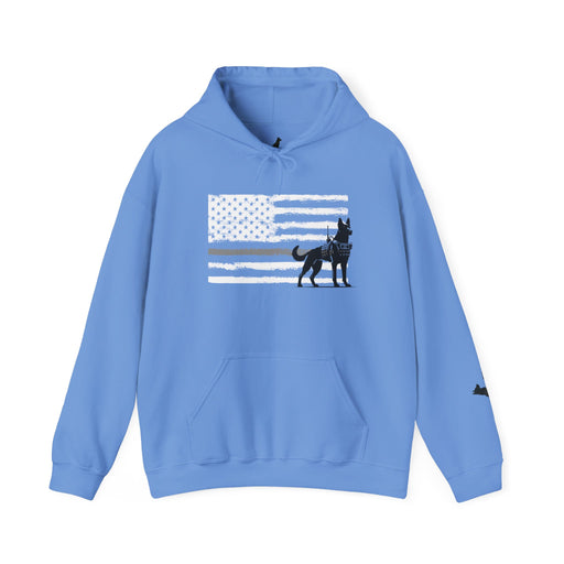 Thin Silver Line K9 Hoodie – Loyalty Wears a Badge