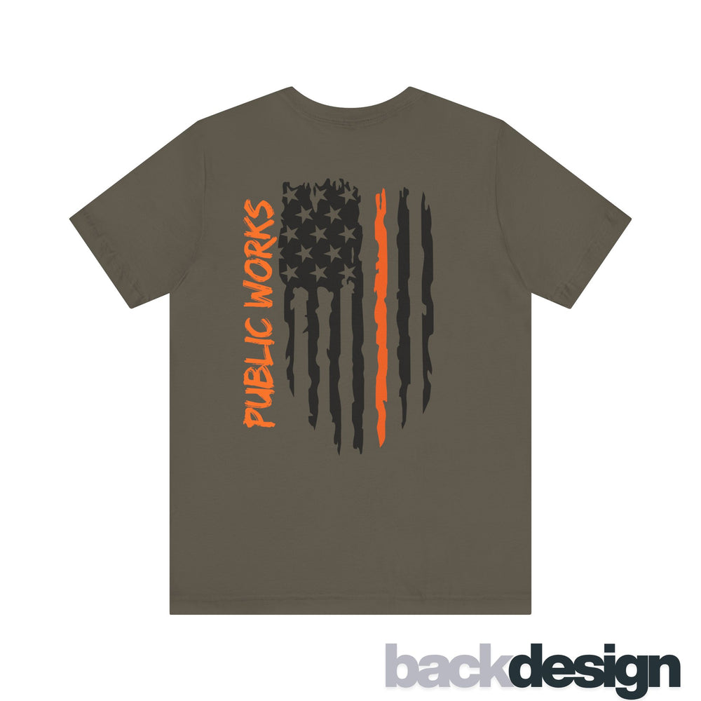 Thin Orange Line Tee – Department of Public Works