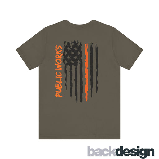 Thin Orange Line Tee – Department of Public Works