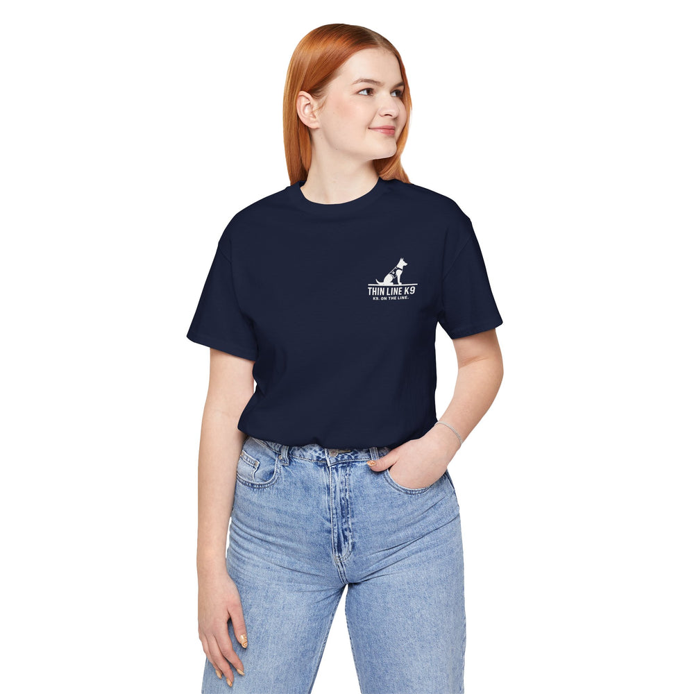 Thin White Line Flag T-shirt
