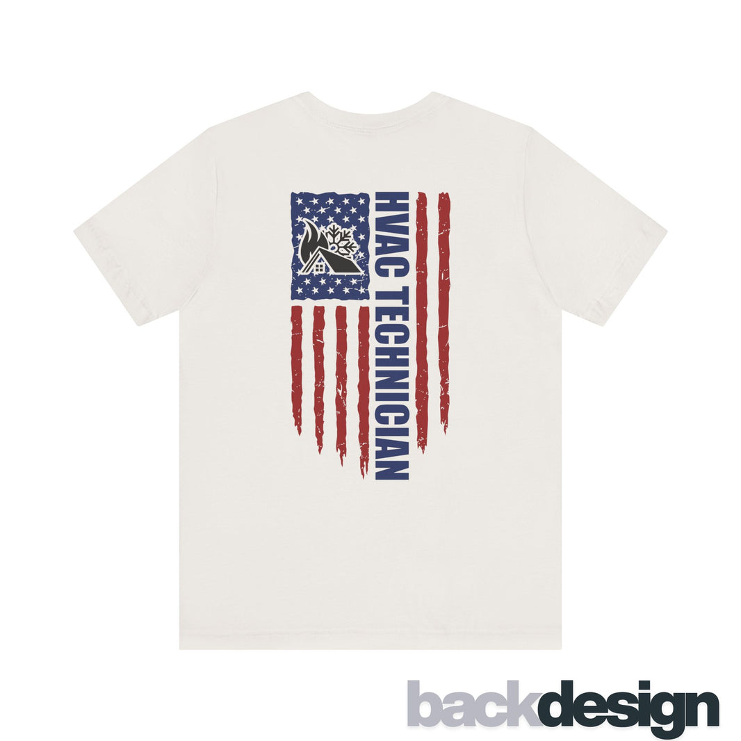image HVAC Technician Flag Tee