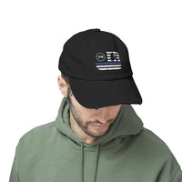 Distressed 1776 Thin Blue Line Flag Cap