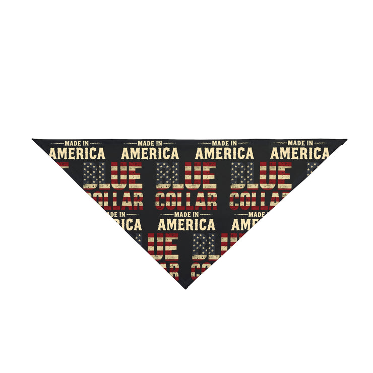 Blue Collar, Made in America Dog Bandana