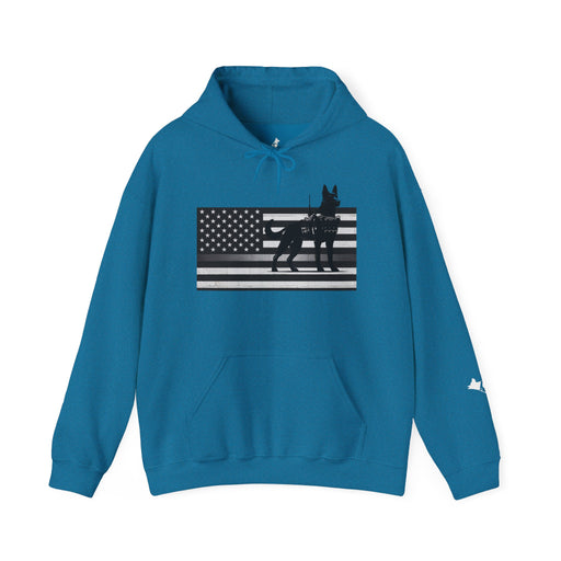 Thin Silver Line K9 Hoodie – Loyalty Wears a Badge
