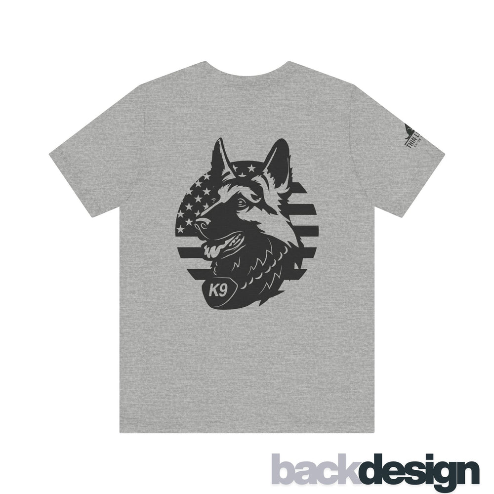 Patriotic K9 American Flag Tee
