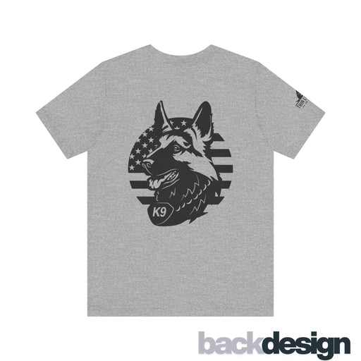 Patriotic K9 American Flag Tee