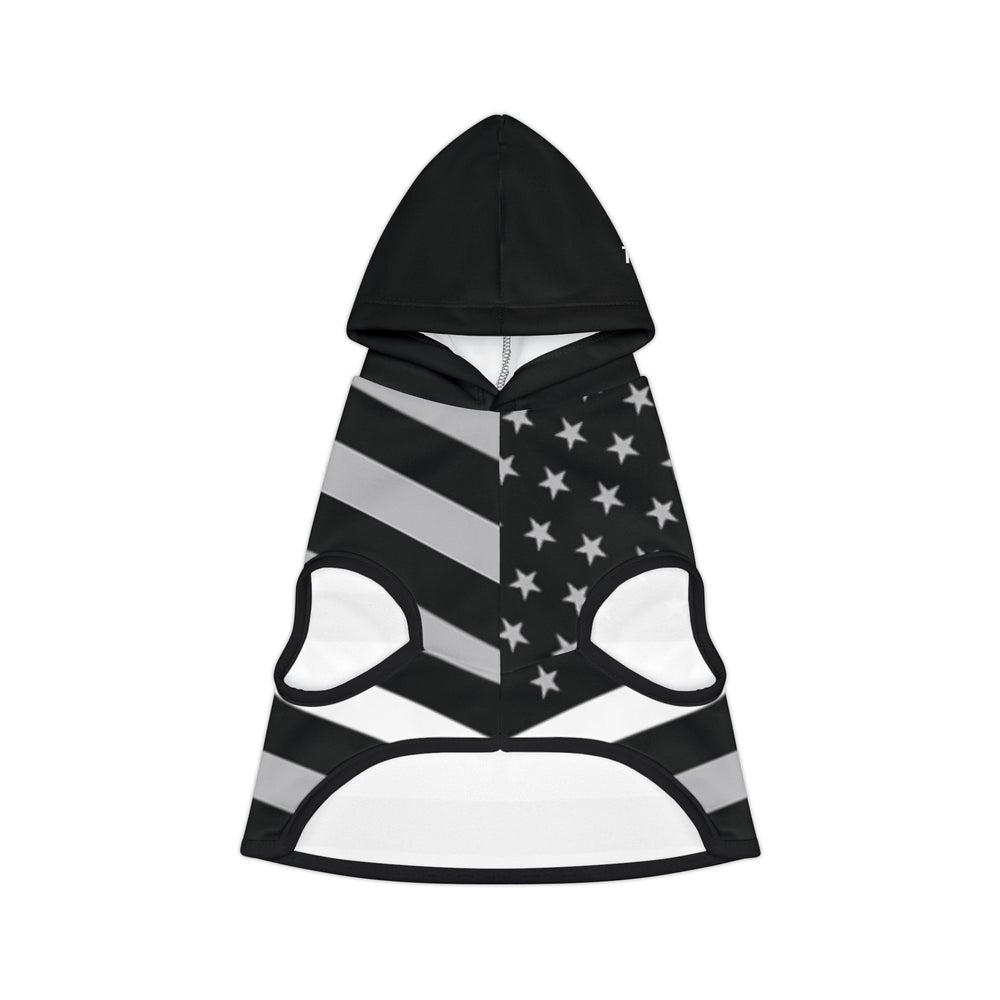 Thin White Line Flag Dog Hoodie