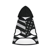 Thin White Line Flag Dog Hoodie