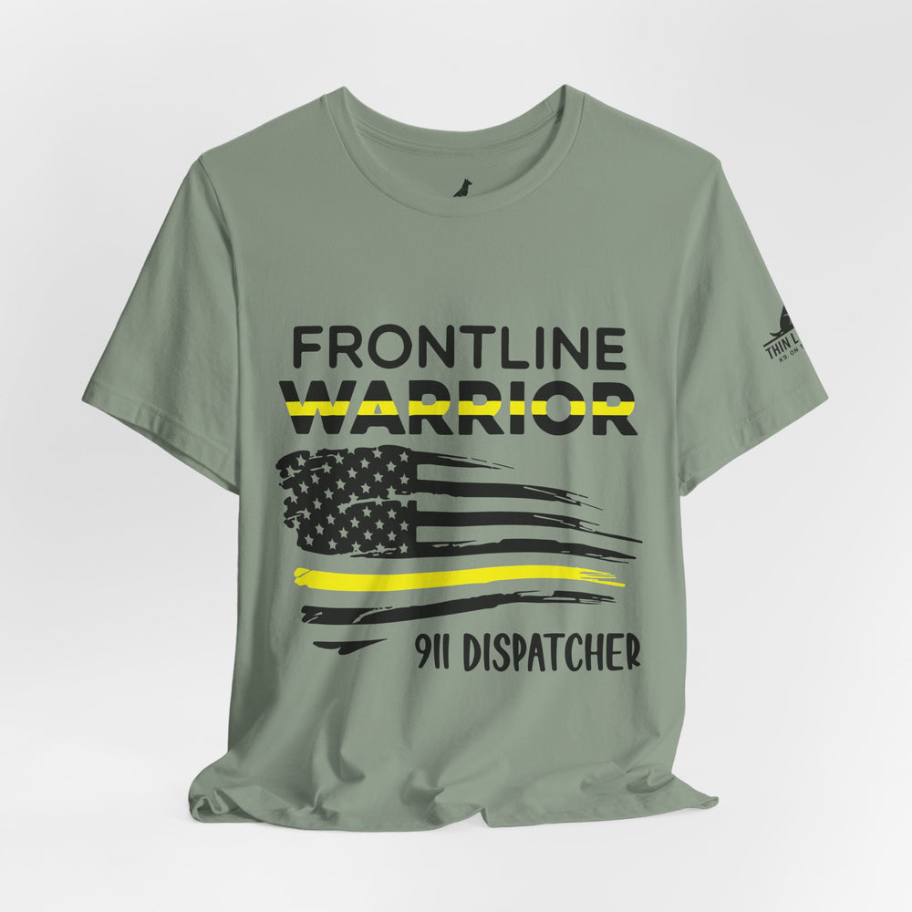 Frontline Warrior 911 Dispatcher T-Shirt – Thin Yellow Line Pride