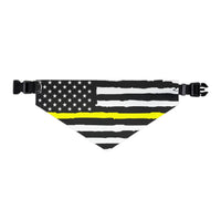Thin Yellow Line Dog Bandana