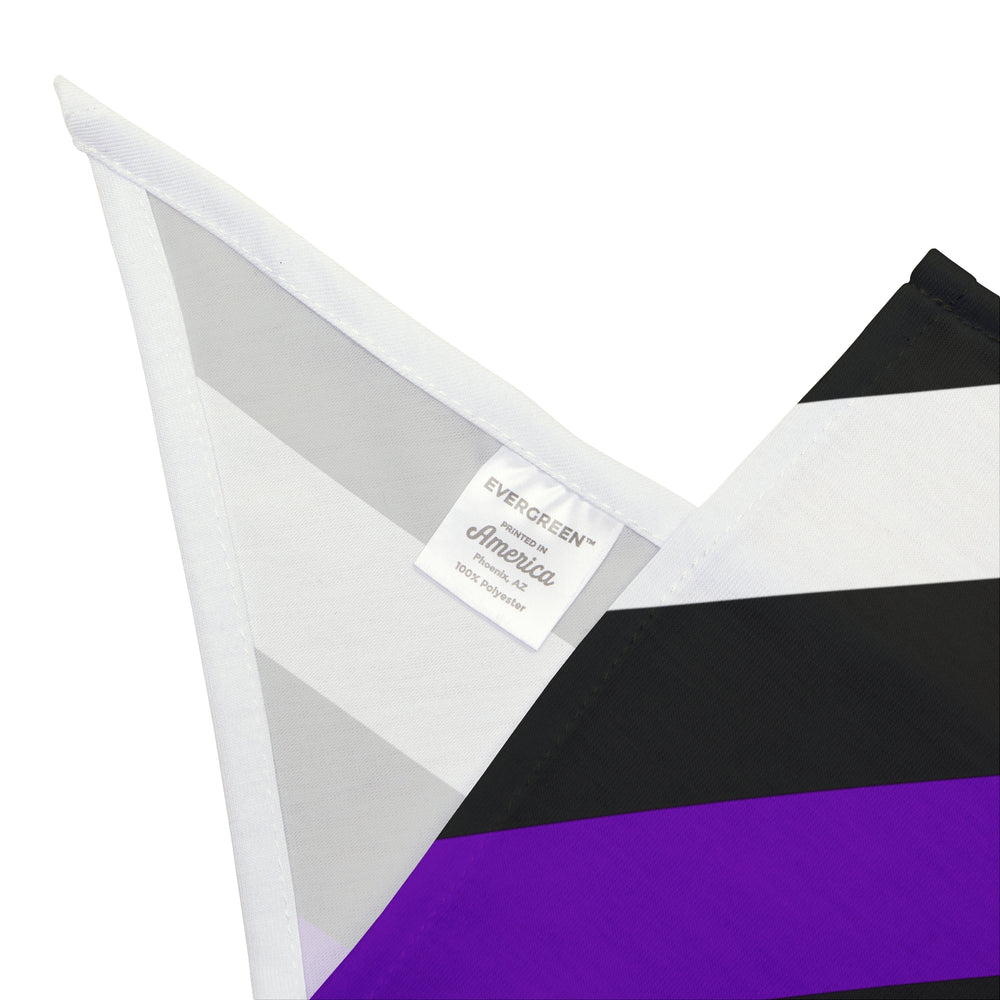 Security Thin Purple Line Flag Dog Bandana