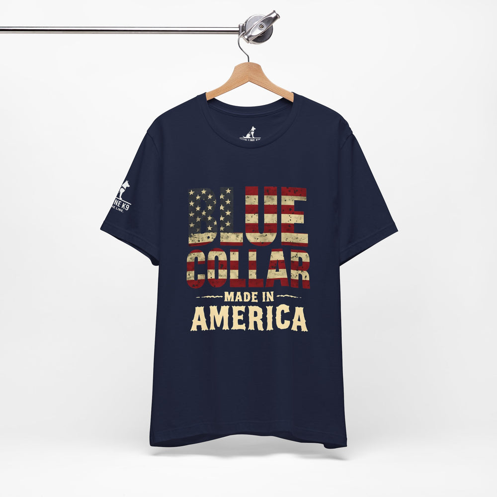 Blue Collar & Built in the USA Tee